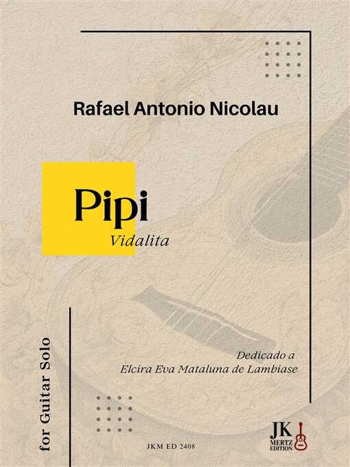 Title details for Pipi by Rafael Antonio Nicolau - Available